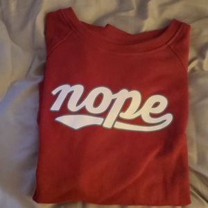 Joe Boxer "NOPE" sweatshirt